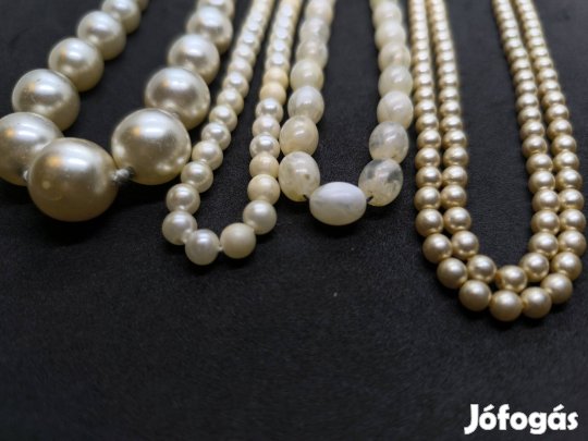 4 db gyöngysor, bizsu