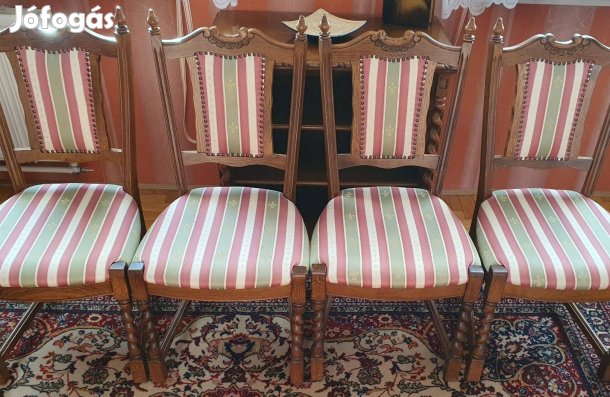 4 db gyönyörű, étkezőszék egyben eladó, + ajándék!