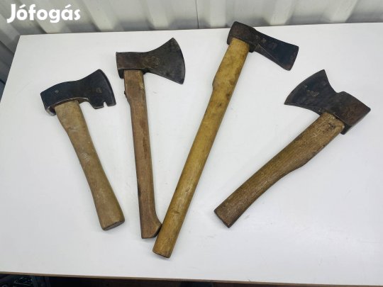 4 db jelzett balta stubai Msz... szekerce