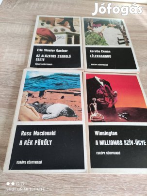 4 db krimi újszerű állapotban