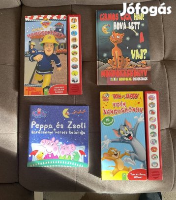 4 db mesekönyv eladó! Pepa malac, hangos könyvek!