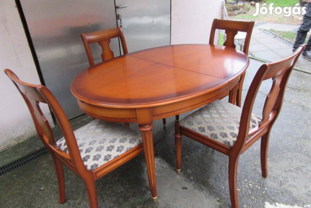 4 db.minőségi szék étkezőasztallal, étkezőgarnitúra Warrings