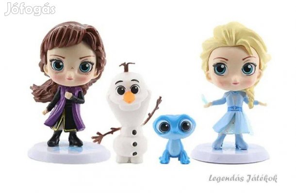 4 db-os Frozen Jégvarázs 2 jellegű figura szett Brunival