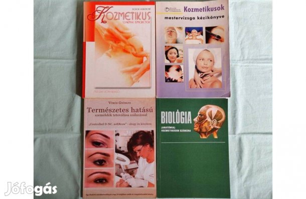 4 db-os könyvcsomag, Kozmetikus képző könyvek