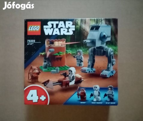 4 évestől: a Jedi visszatér bontatlan Star Wars LEGO 75332 AT-ST utánv
