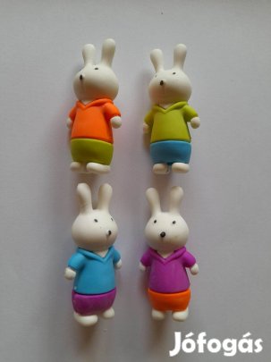 4 féle cuki nyuszi radír 500ft/db