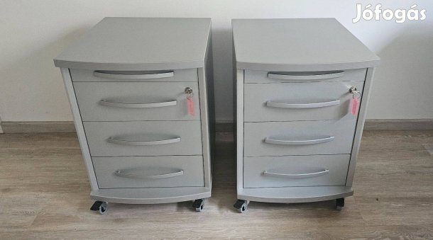 4 fiókos irattartó szekrény , irodaszekrény 2db , komód , irodabútor