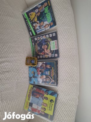 4 fociskártya album jobbnál-jobb fociskártyákkal tele!.