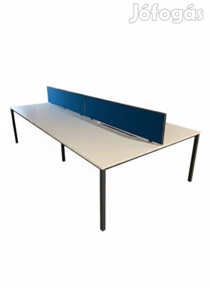 4 fős munkaállomás, Sedus Temptation moduláris íróasztal - használt