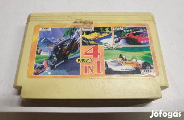 4 in 1 autós sárga kazetta