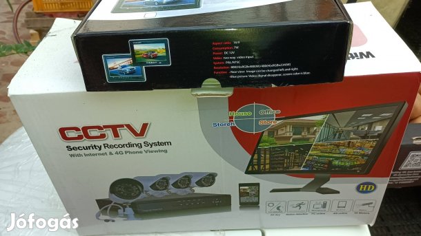 4 kamerás megfigyelő rendszer