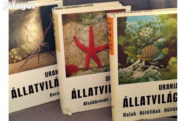 4 könyv, Állatvilág, Urania Állatvilág Sorozat