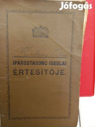 4 különböző Iparostanonc Iskolai bizonyítvány a 40-es évekből