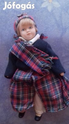 4 különböző retro de Agostini porcelán baba 20cm hibátlan