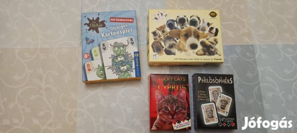 4 különleges Francia kártya egyben eladó!