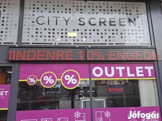 4 méteres LED fényreklám!