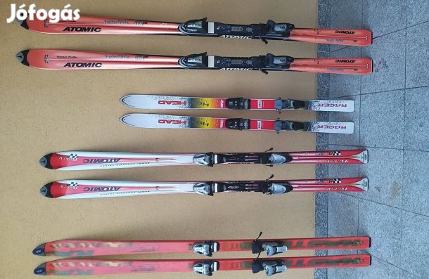 4 pár Atomic ,Kastle ,Head síléc