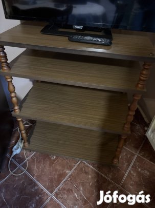 4 polcos tv állvány