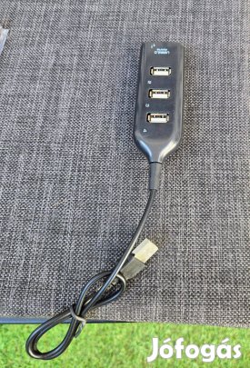 4-portos USB 2.0 HUB / Elosztó Fekete Debrecen