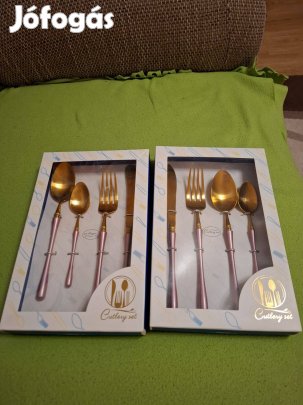 4 részes evőeszköz készlet