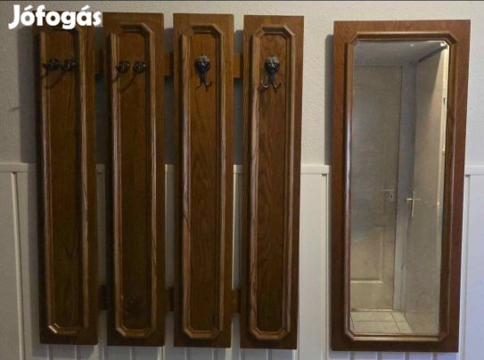 4 részes fa előszoba szett