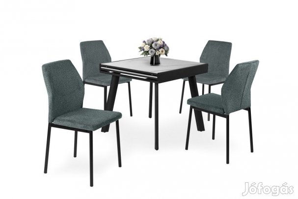 4 személyes kibővíthető étkező garnitúra E18535