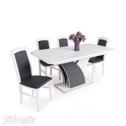 4 személyes kibővíthető étkező garnitúra T24809
