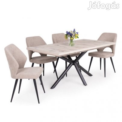 4 személyes kibővíthető étkező garnitúra T28056