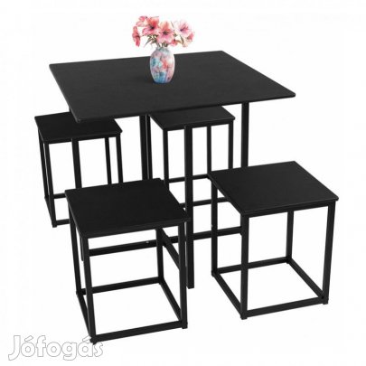 4 személyes konyhai szett Fekete T28837-2-7098