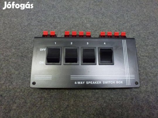 4 utas hangfal osztó