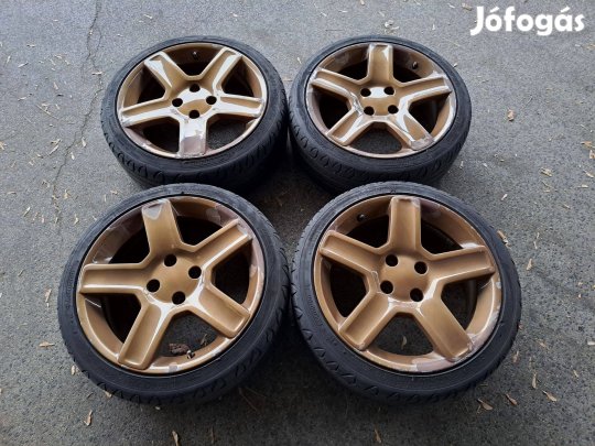 4db 4x108 17" Peugeot Citroën Alufelni 205/40 ZR17 nyári gumival Eladó