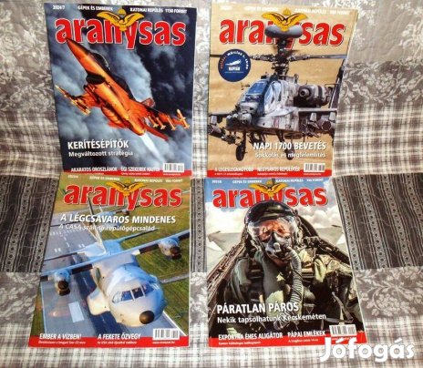4db Aranysas magazinok ujak