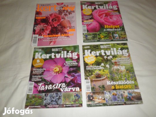 4db BBC kertvilág magazinok ujak