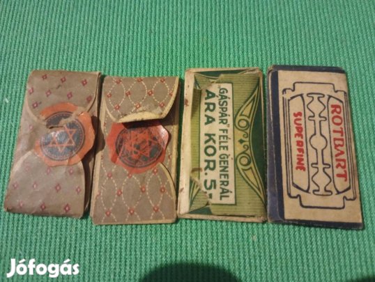 4db Borotvapenge Dávid-csillag Dávid-csillagggal Maglódon Vehető ÁT