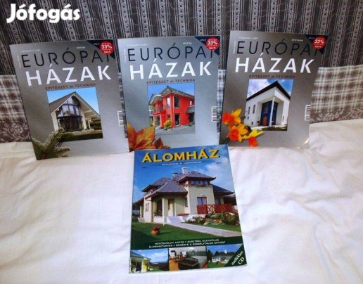 4db Európa házak -Állomház magazinok
