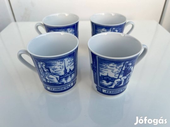 4db Lomonoszov Moszkva souvenir csésze a város megmentőivel