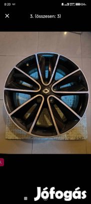 4db Renault 17" bicolor alu felni 5x114,3 osztókör eladó.