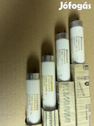 4db T8 14W fénycső, neon cső, Sylvania F14W/33-640, nem Tungsram
