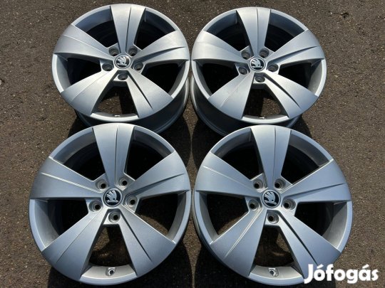 4db gyári 17" Skoda Superb alufelni. (4300)