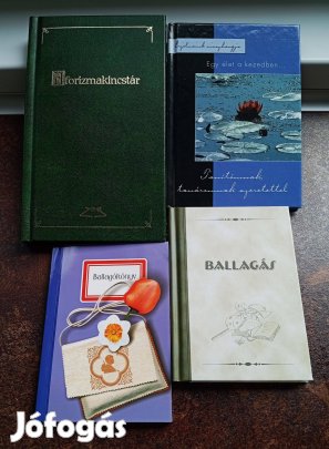 4db kis méretű könyv (ballagóknak,pedagógusoknak)