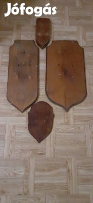 4db külömböző méretű trófea tartók,használt