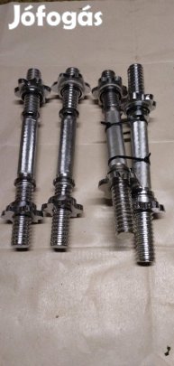 4db menetes króm egykezes súlyzórúd