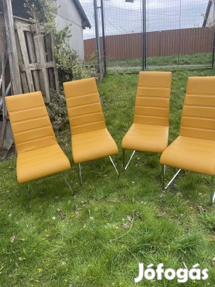 4db műbőr étkező szék egyben 