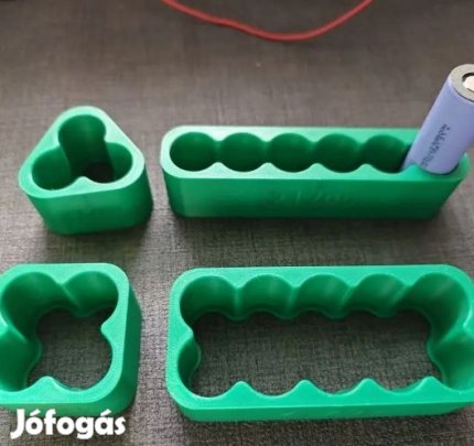 4db-os Hegesztő sablon Készlet 18650 Akkumulátorokhoz (6106)