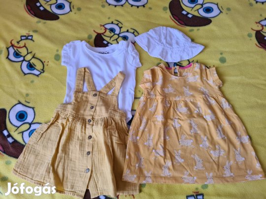 4db-os  74-es F&F-es kislány ruha csomag