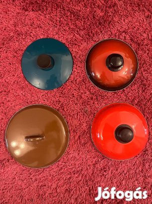 4db retro, régi zománcozott fedő!