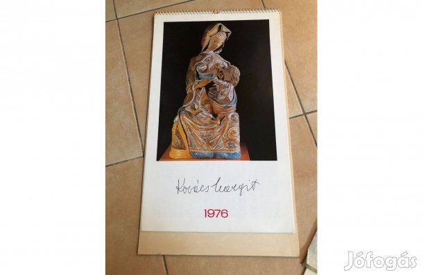 4db retro falinaptár 1970-es 1980-as évek