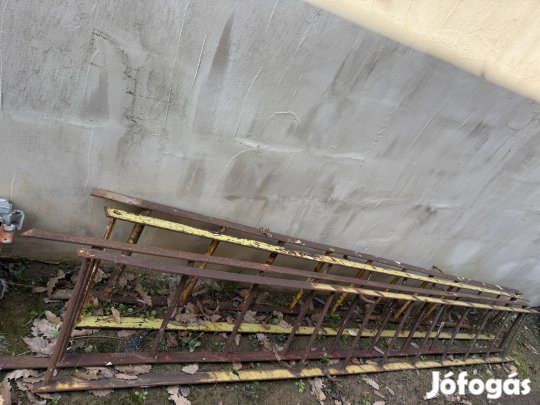 4db sárga dominó homlokzati állvány létra