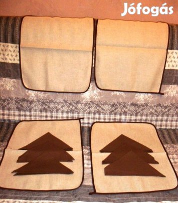4db tál alátét 6db szalvétával ujj