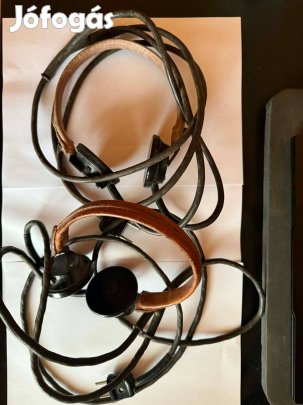 4kohm nagyimpedanciás katonai fejhallgató rádióamatőr detektoros rádió